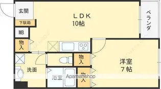 メゾン・ド・ノブレ【3階】の間取り
