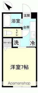 コーポブランチ【102号室】の間取り