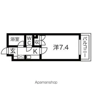 シティライフ覚王山【1階】の間取り