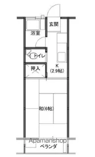 メゾン東大泉【1階】の間取り