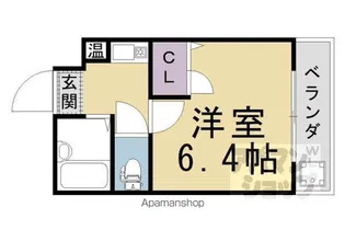 パルコーポ大宮【102号室】の間取り