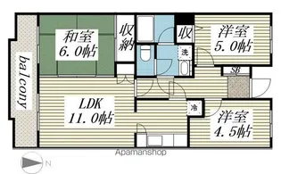 ガーデンフォレスト柏の葉キャンパス【1階】の間取り