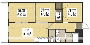 カウル十日市【504号室】の間取り
