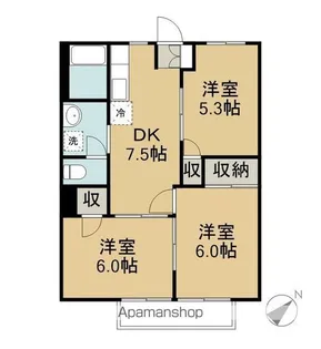 ニューシティーM1【2階】の間取り