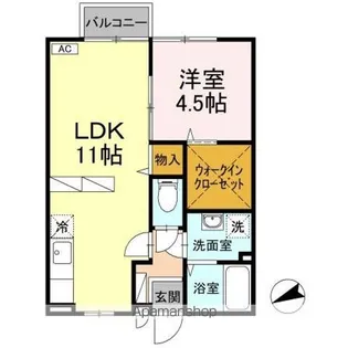 エスペランサ【2階】の間取り