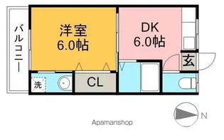 ドリームハウス【2階】の間取り
