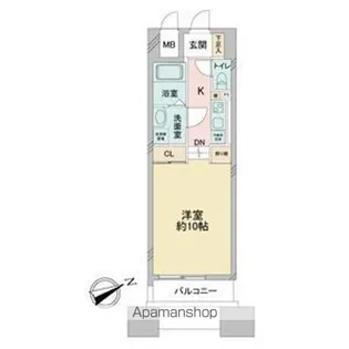 ドゥーエ千種【10階】の間取り