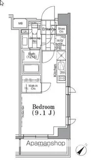 ONE ROOF FLAT TSUKISHIMA【5階】の間取り