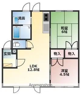 スール【203号室】の間取り