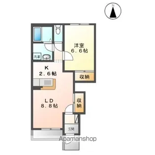 クラシス【1階】の間取り