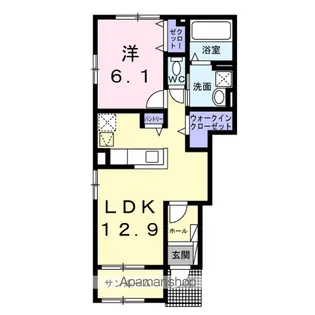 メゾンⅡ【1階】の間取り