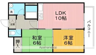 ラ・フェスタ豊中【1階】の間取り