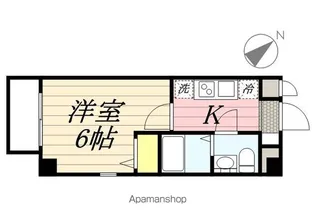 リアン駅前マンション【2階】の間取り