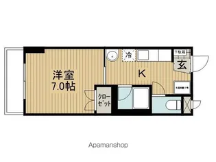 パステルローズ【205号室】の間取り