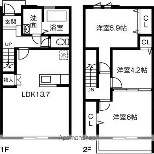 Maison Clair【1階】の間取り