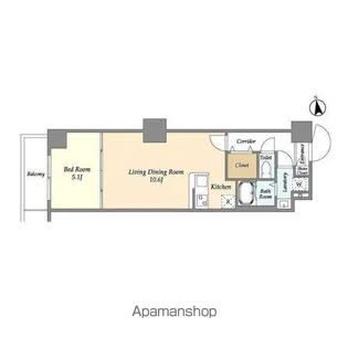 アルファコート西新井【3階】の間取り