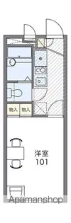レオパレスクレスト【1階】の間取り