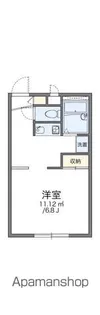 レオパレスミレニアム【204号室】の間取り