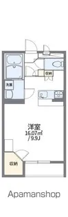 レオパレスアバンティWADA【108号室】の間取り