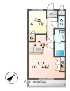 レジデンス・ヒルズ【2階】の間取り
