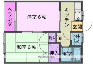コーポMK【102号室】の間取り