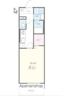 ライツ福助【3階】の間取り