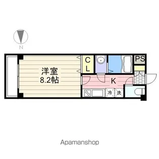 ブリリアントヒルズ【2階】の間取り