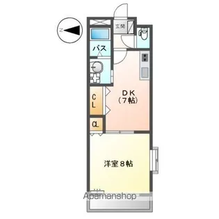 エクセレンス小森野【2階】の間取り