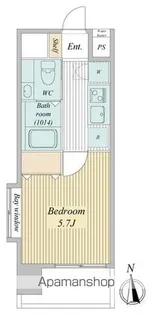 レジデンス門前仲町【9階】の間取り