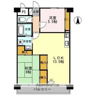 メゾン・ド・昭裕 II【1階】の間取り
