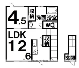 LARENTA(ラレンタ)【202号室】の間取り