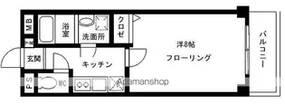 グランドール千早【3階】の間取り