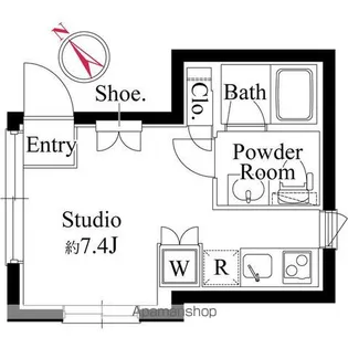 ファーレ中野Ⅱ【4階】の間取り