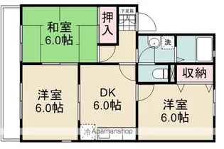 メゾン堀ノ内Ⅱ【201号室】の間取り