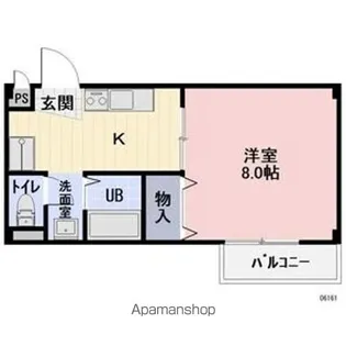 メゾンサンティエン【1階】の間取り