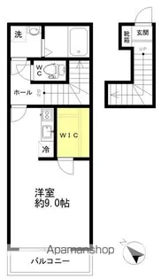 アーバンコート若林【201号室】の間取り