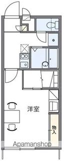 レオパレス大山望【203号室】の間取り