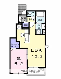 プリマヴェーラ 大槻 B【1階】の間取り