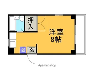 コラージュ6【C号室】の間取り