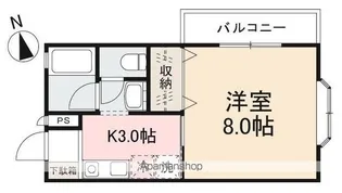 STELLA西宝町【201号室】の間取り