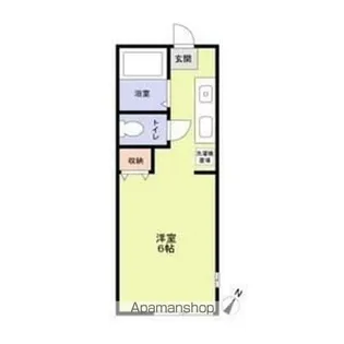 グリーンコーポ生麦【1階】の間取り