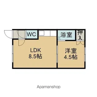 シェレナ住吉Ⅵ【M号室】の間取り
