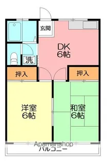 サンハイム桜ヶ丘【2階】の間取り