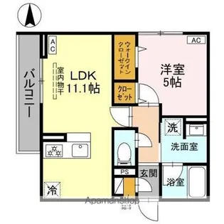 DーGRAN 飯田町【2階】の間取り