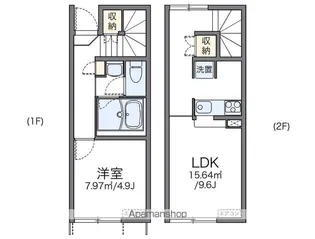 レオネクスト白亜パレス【106号室】の間取り