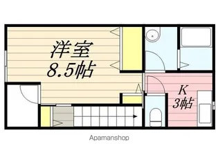 MITTE(ミッテ)【B102号室】の間取り