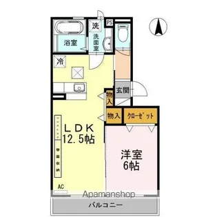 ブリージンAB【2階】の間取り