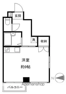 テオフラット【4階】の間取り