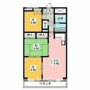 THE T.O.M【1階】の間取り