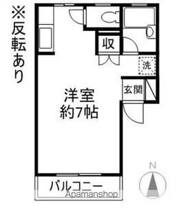 グリーンハウス【F号室】の間取り